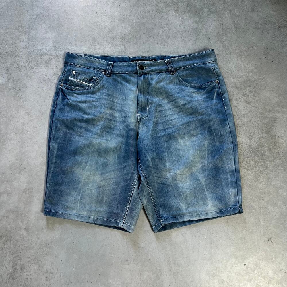 Ecko Unltd Relaxed Fit Denim Blue Jean Shorts Men's Size 42 Jorts